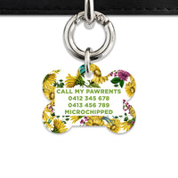 Vintage Sunflowers Pet ID Tag