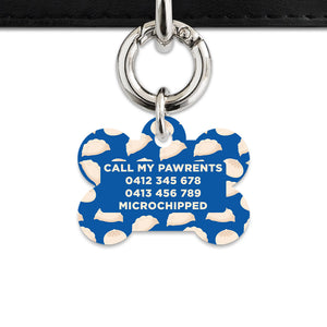 Dumpling Pattern Pet ID Tag