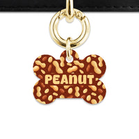 Peanut Pattern Pet ID Tag