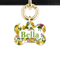 Vintage Sunflowers Pet ID Tag