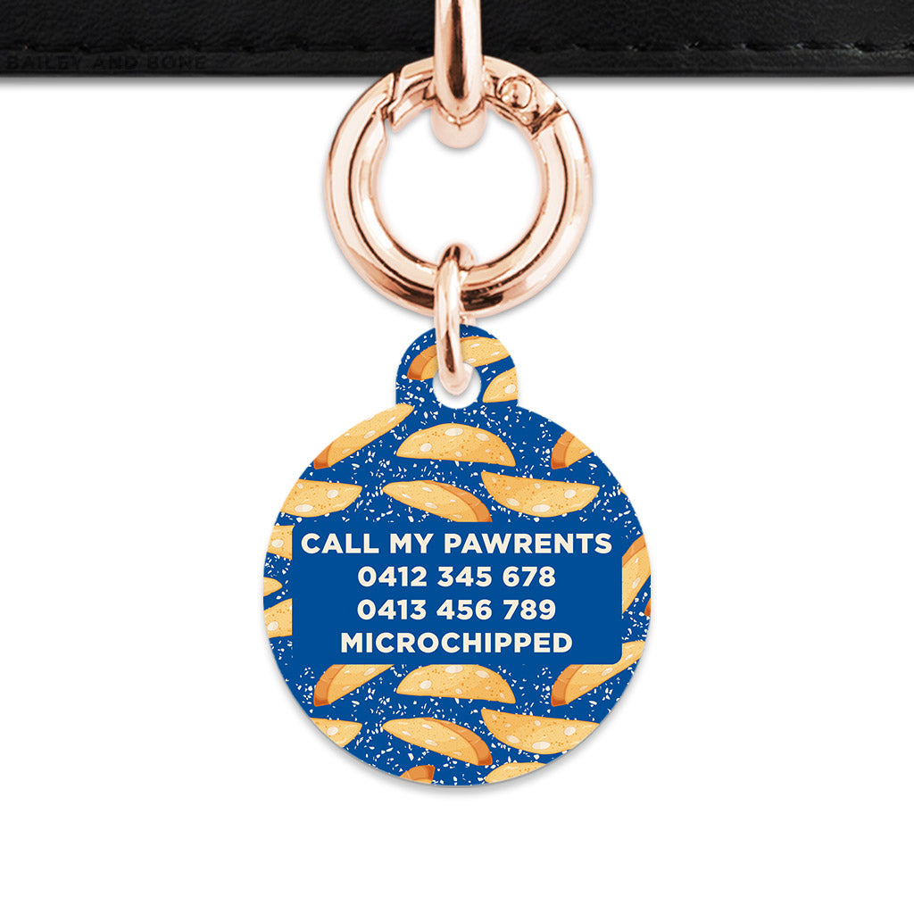 Biscotti Pattern Pet ID Tag