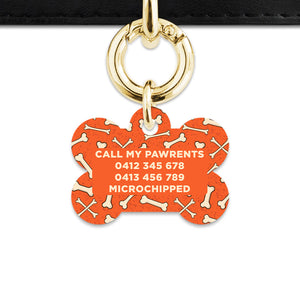 Halloween Bones Pet ID Tag