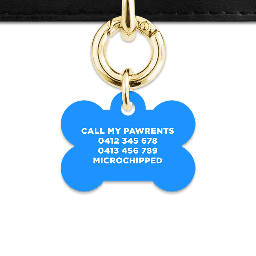 Blue Barbie Pet ID Tag