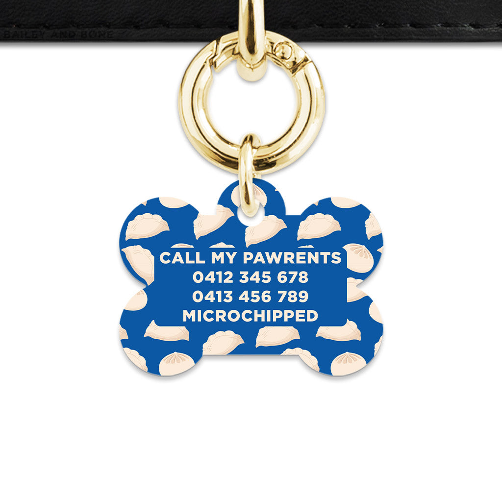 Dumpling Pattern Pet ID Tag