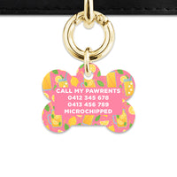 Pink Lemonade Pet ID Tag