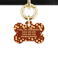Peanut Pattern Pet ID Tag