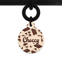 Chocolate Pattern Pet ID Tag