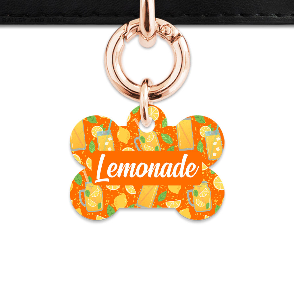 Orange Lemonade Pet ID Tag