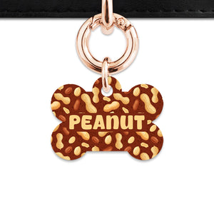 Peanut Pattern Pet ID Tag
