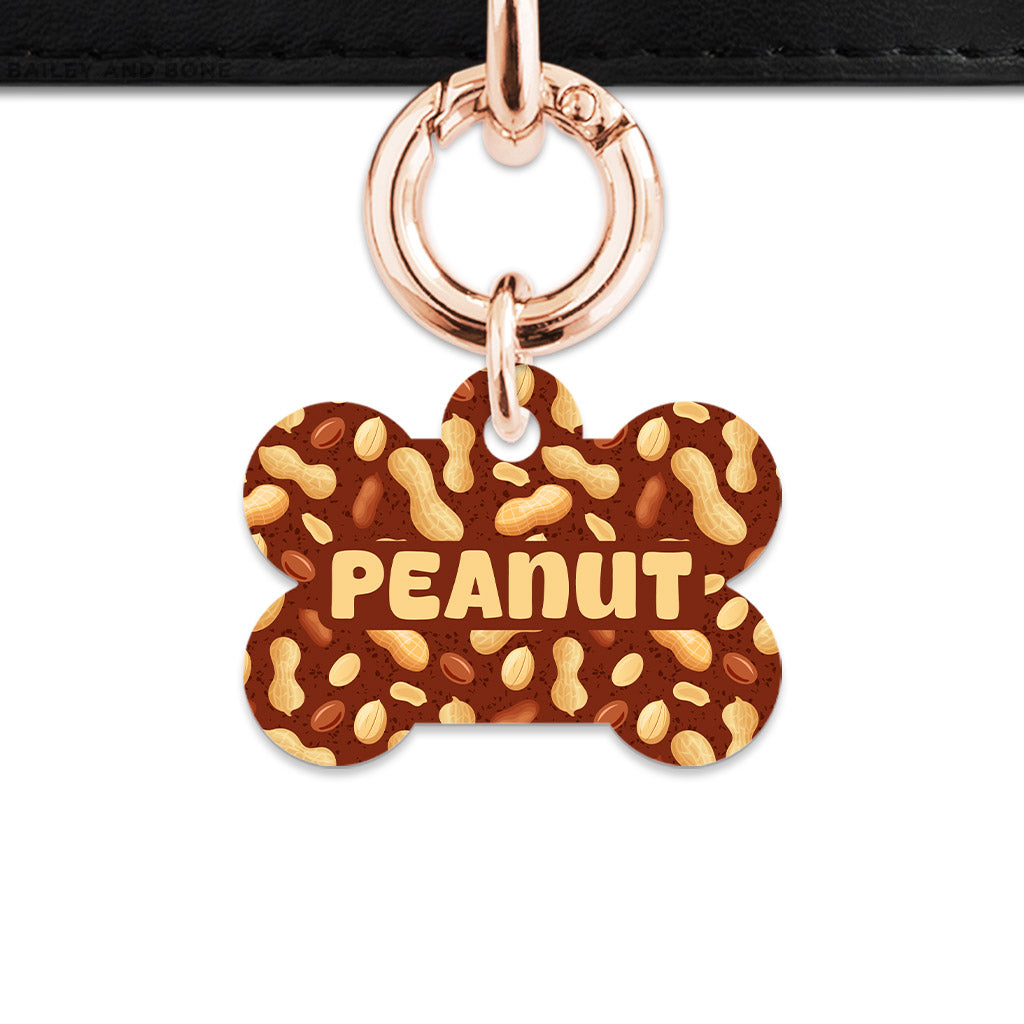 Peanut Pattern Pet ID Tag