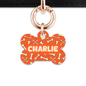 Halloween Bones Pet ID Tag