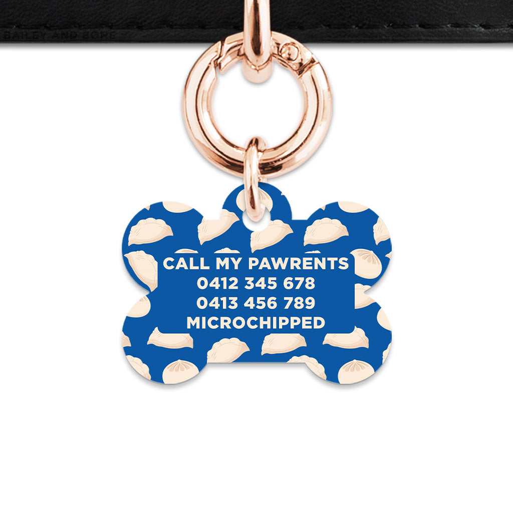 Dumpling Pattern Pet ID Tag