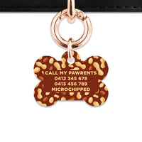 Peanut Pattern Pet ID Tag