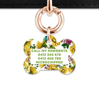 Vintage Sunflowers Pet ID Tag