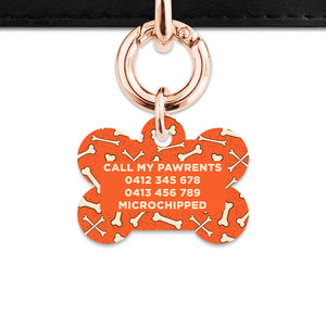Halloween Bones Pet ID Tag
