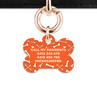 Halloween Bones Pet ID Tag