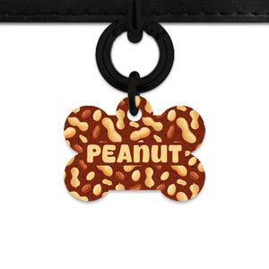 Peanut Pattern Pet ID Tag