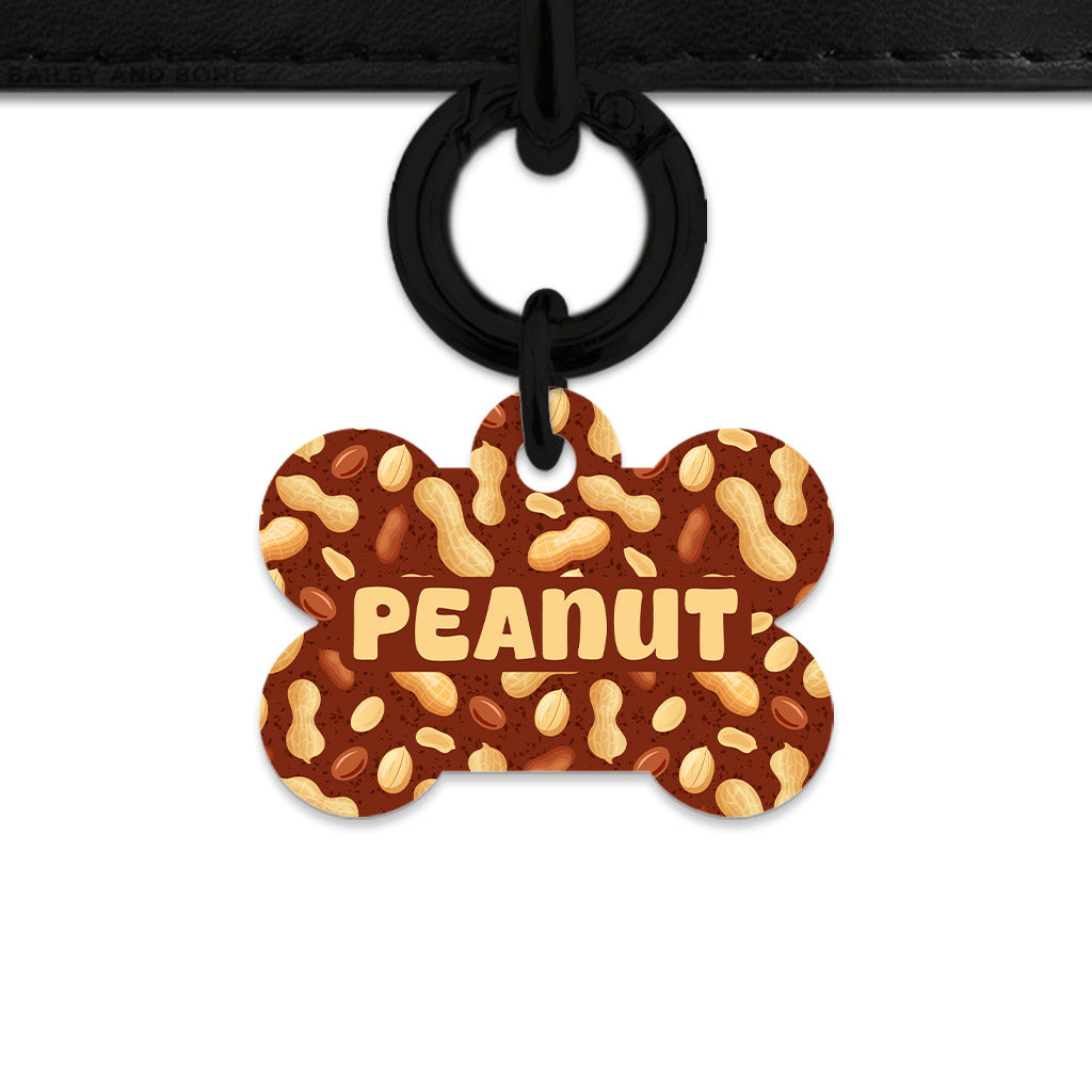 Peanut Pattern Pet ID Tag