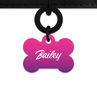 Purple Gradient Pet ID Tag