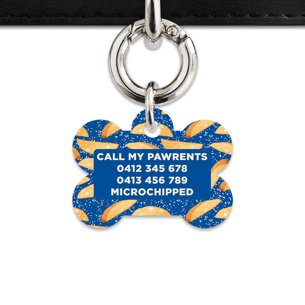 Biscotti Pattern Pet ID Tag