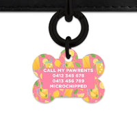 Pink Lemonade Pet ID Tag