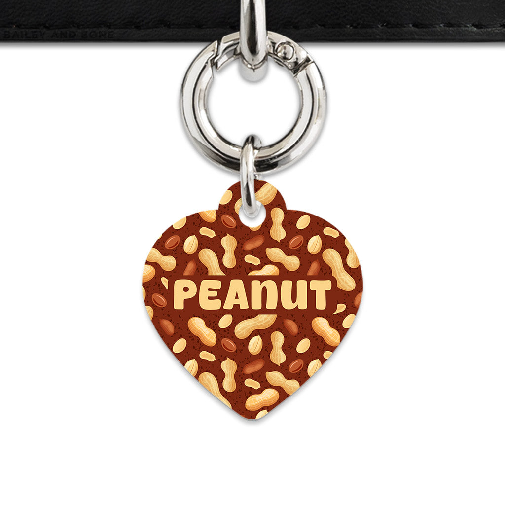 Peanut Pattern Pet ID Tag