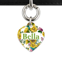 Vintage Sunflowers Pet ID Tag