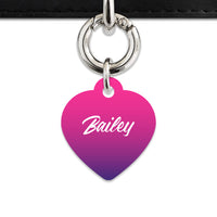 Purple Gradient Pet ID Tag