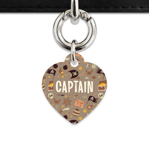 Pirates Pattern Pet ID Tag
