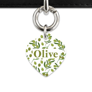 Olive Pattern Pet ID Tag