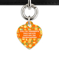 Orange Lemonade Pet ID Tag