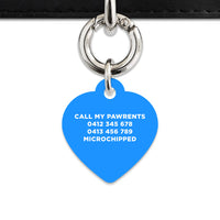 Blue Barbie Pet ID Tag