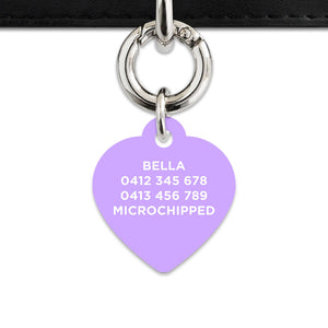 Light Purple Barbie Pet ID Tag