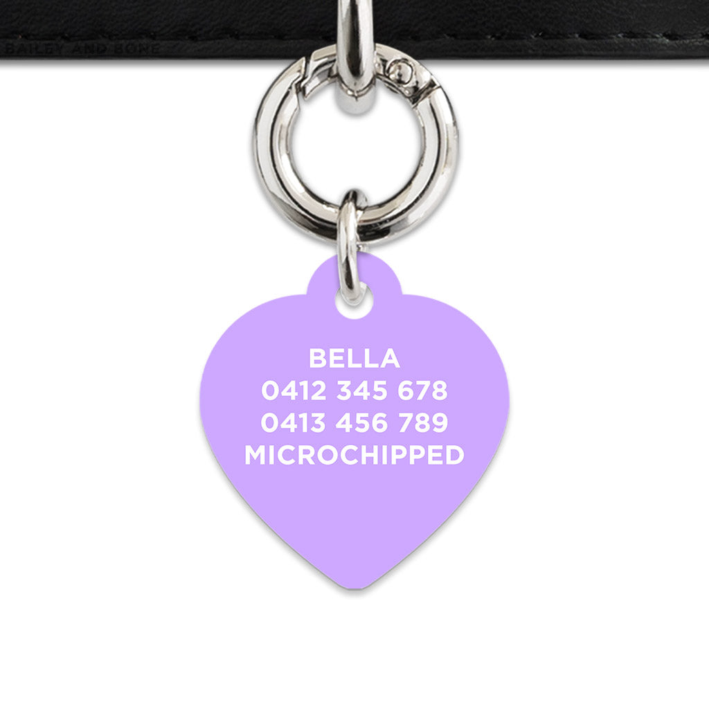 Light Purple Barbie Pet ID Tag