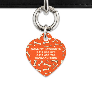 Halloween Bones Pet ID Tag