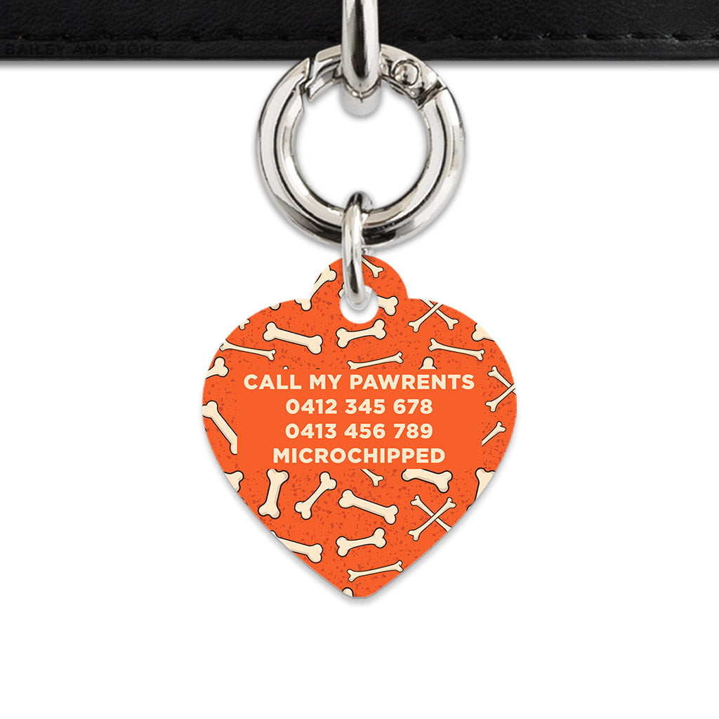 Halloween Bones Pet ID Tag
