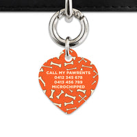 Halloween Bones Pet ID Tag