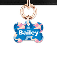 Pastel Camouflage Pet ID Tag