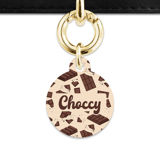 Chocolate Pattern Pet ID Tag