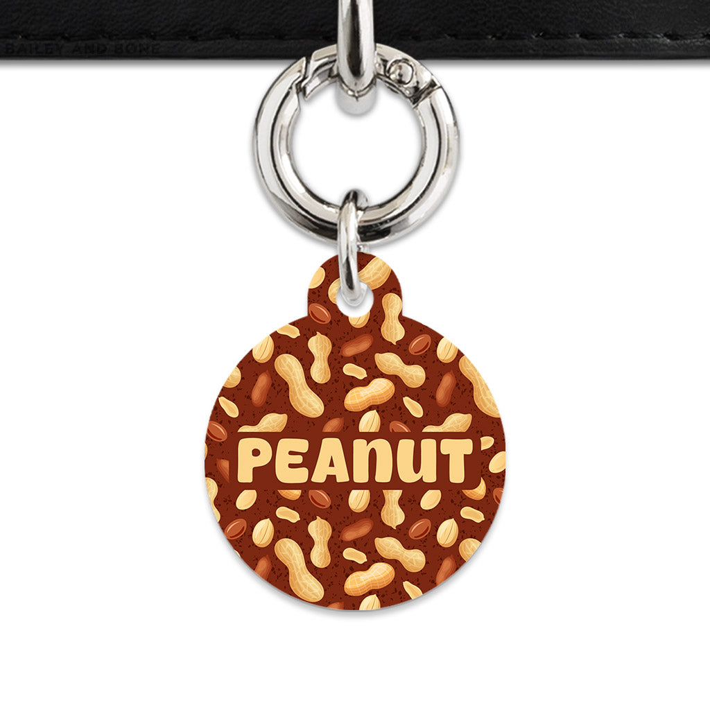 Peanut Pattern Pet ID Tag