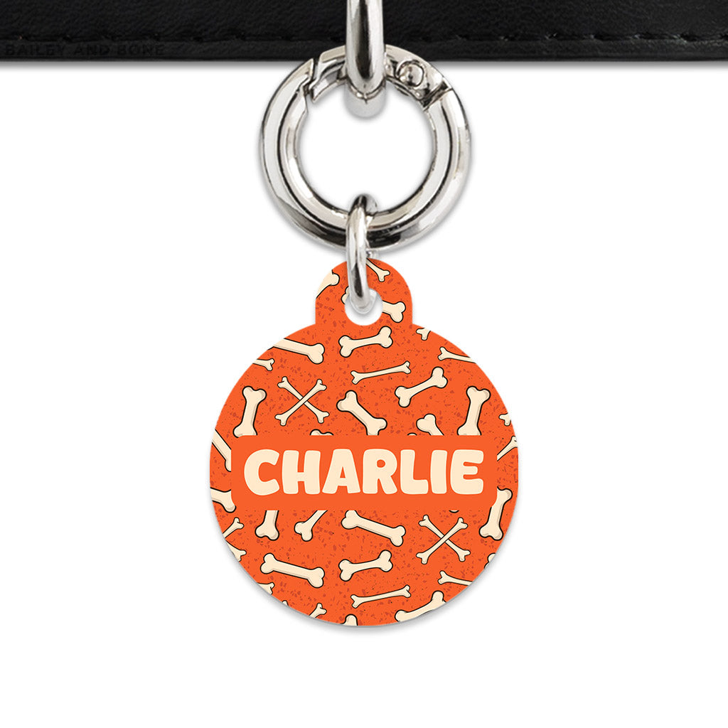 Halloween Bones Pet ID Tag