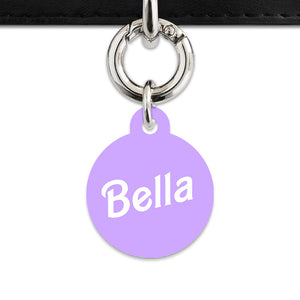 Light Purple Barbie Pet ID Tag
