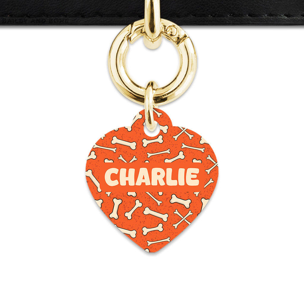 Halloween Bones Pet ID Tag