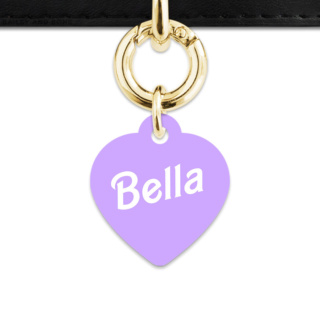 Light Purple Barbie Pet ID Tag