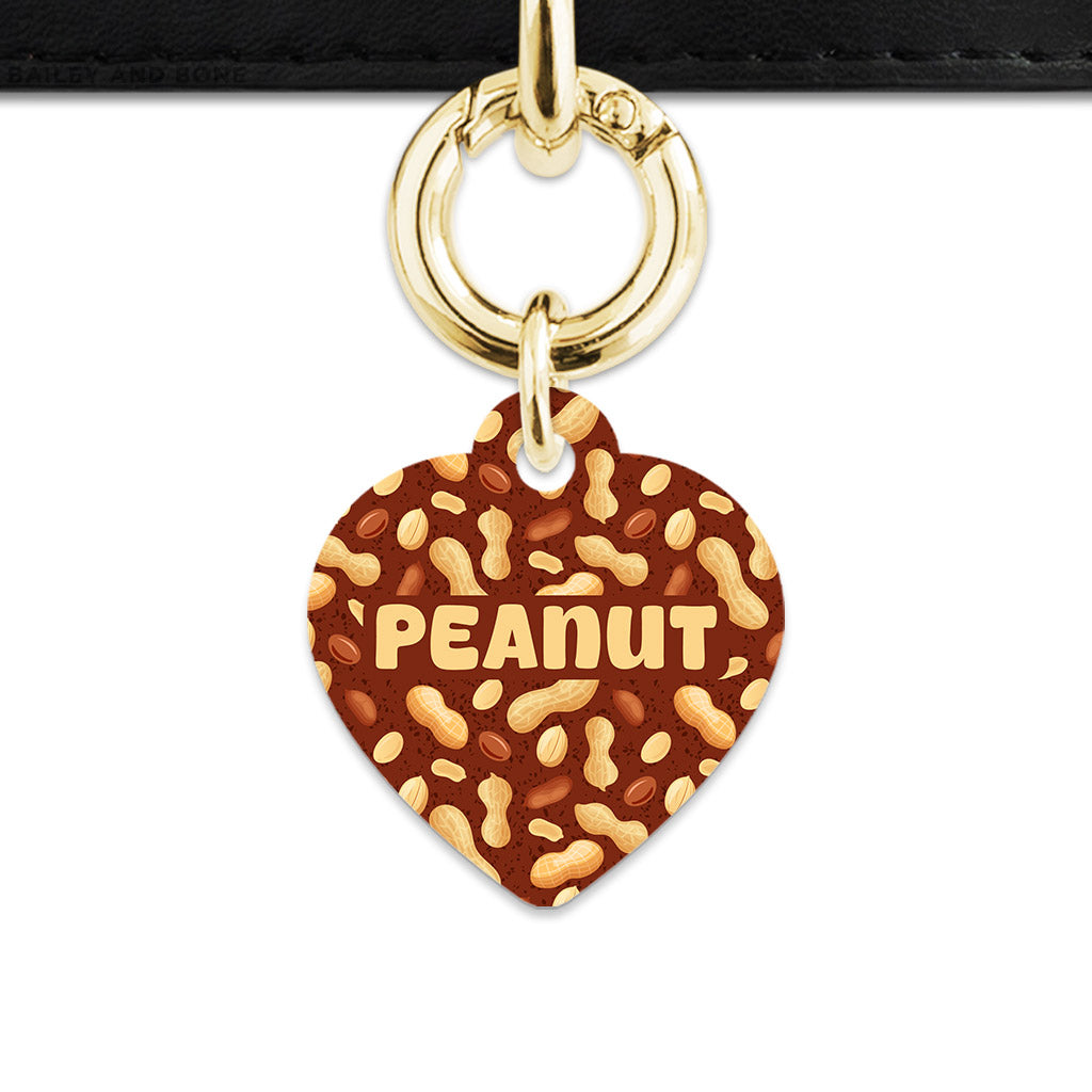 Peanut Pattern Pet ID Tag