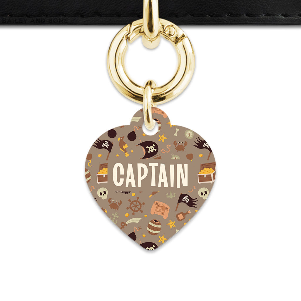 Pirates Pattern Pet ID Tag