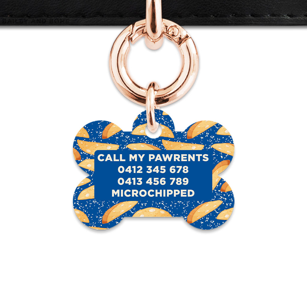 Biscotti Pattern Pet ID Tag