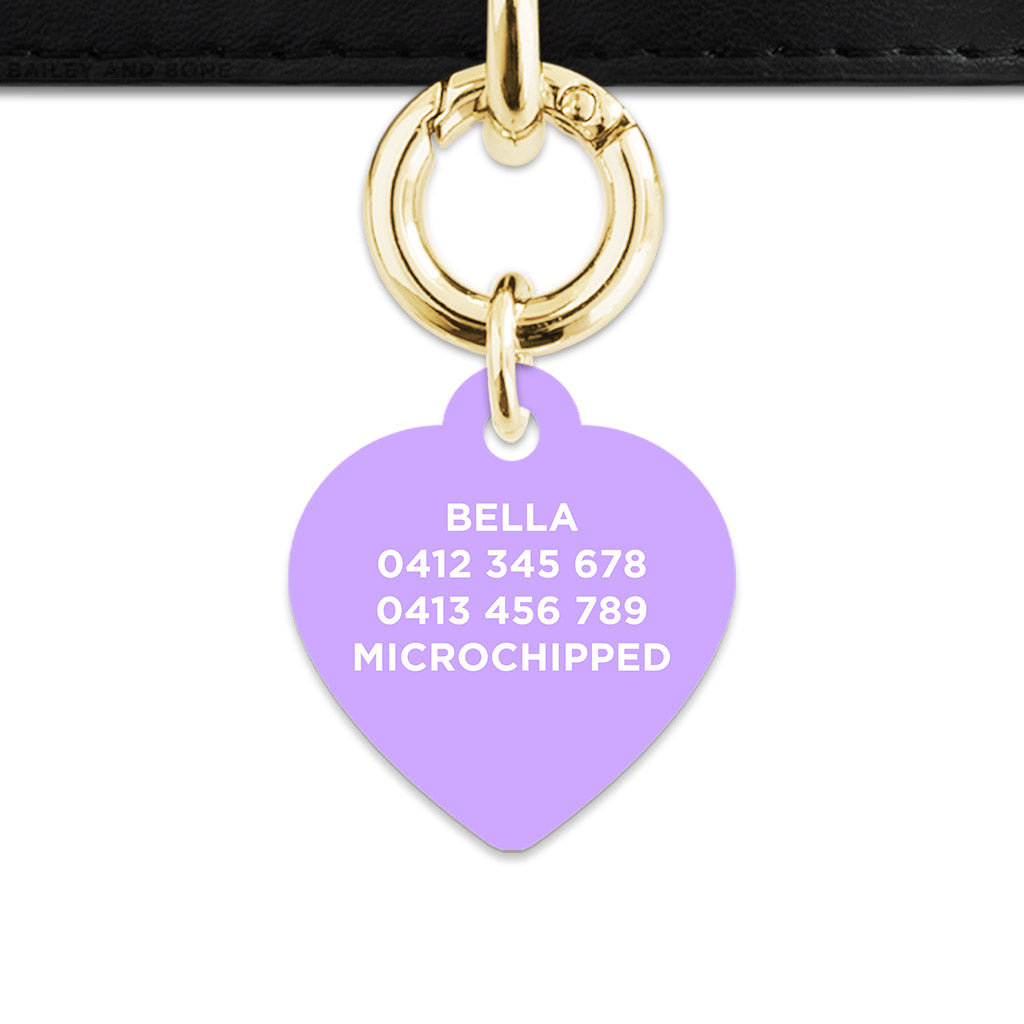 Light Purple Barbie Pet ID Tag