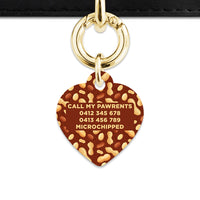 Peanut Pattern Pet ID Tag