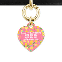 Pink Lemonade Pet ID Tag